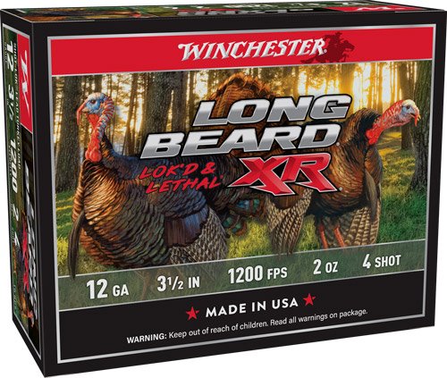WINCHESTER LONG BEARD XR 12GA - 3.5" 2OZ #4 10RD 10BX/CS