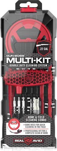 REAL AVID GUN BOSS MULTI-KIT - .22 CALIBER W/ BORE BOSS