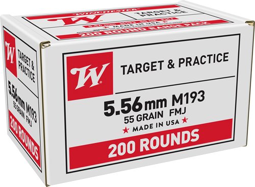 WINCHESTER USA 5.56X45 55GR - FMJ 800RD CASE LOT