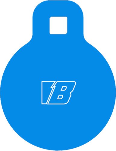 BASH TARGET AR500 GONG TARGET - ROUND 3"-1/2" THICK