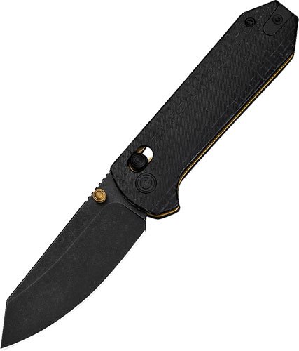 CIVIVI KNIFE YONDER 2.88" - BLACK BURLAP BLACK STONEWASH