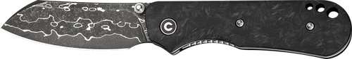 CIVIVI KNIFE CRABBY 2.7" - SHREDDED CARBON FIBER DAMASCU