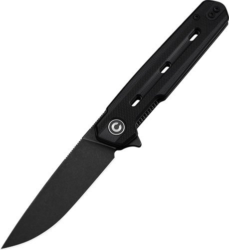 CIVIVI KNIFE NAVO 3.25" BLACK - G10 BLACK STONEWASH LINER LOCK