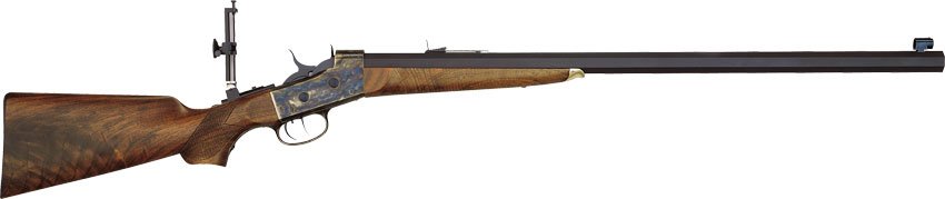 PEDERSOLI "JOHN BODINE" 45-70 - ROLLING BLOCK 30" WALNUT