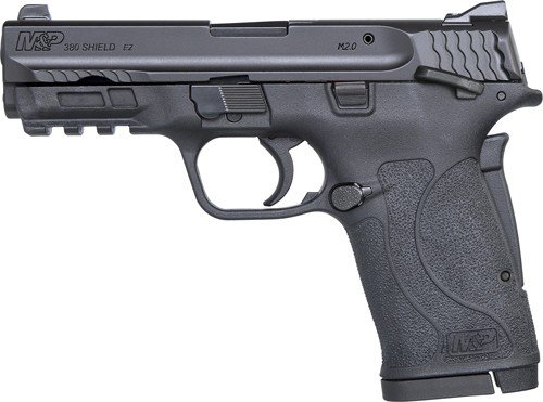 S&W SHIELD M2.0 M&P 380ACP EZ - BLACKENED SS/BLK THUMB SAFETY
