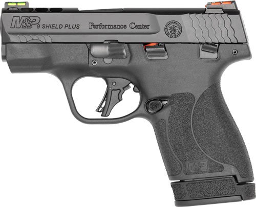 S&W PC M&P9 SHLD PLUS 9MM 3.1" - PORTED FIBER OPTICS 13/10 MAGS
