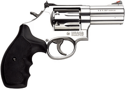 S&W 686PLUS 357 3" AS 7-SHOT - STAINLESS STEEL RB RUBBER