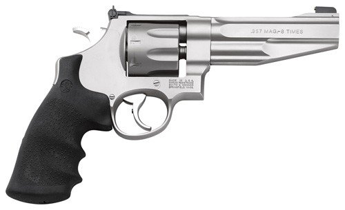 S&W 627 PERFORMANCE CENTER - 357 5" AS 8-SHOT SS WOOD&RUB