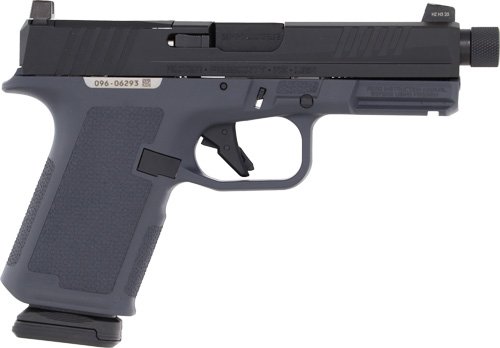 RUGER RXM 9MM LUGER 4" ADJ - 15-SHOT STEALTH GREY THREADED