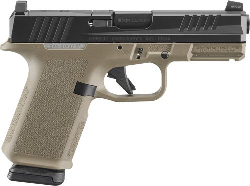 RUGER RXM 9MM LUGER 4" ADJ - 15-SHOT FDE GRIP