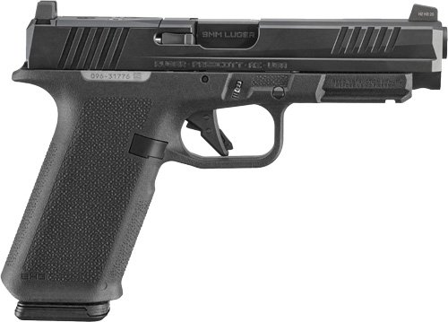RUGER RXM 9MM LUGER 4.5" ADJ - 17-SHOT BLACK BLACK GRIP