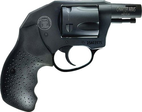 CHARTER ARMS BOOMER 2" 9MM - 5-SHOT RUBBER GRIPS BLACK