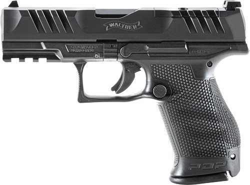 WALTHER PDP COMPACT OR 9MM 5" - 10-SHOT BLACK POLYOMER FRAME
