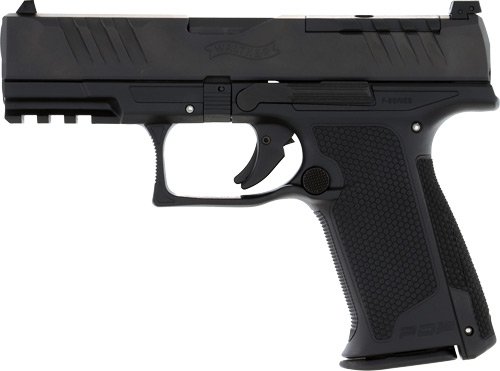 WALTHER PDP F OR 9MM 4" FS - 10-SHOT BLACK POLYOMER FRAME