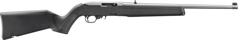 RUGER 10/22 22LR 18.5" - BARREL STAINLESS POLYMER STOCK