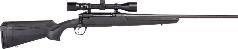 SAVAGE AXIS XP 270 20" - THREADED W/3-9X40 BLACK/BLACK