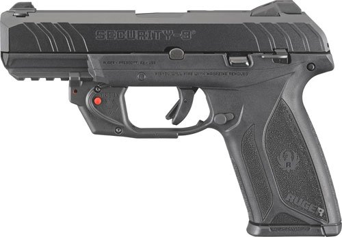 RUGER SECURITY-9 9MM LUGER - ADJ 15-SHOT BLUED W/VIRIDIAN