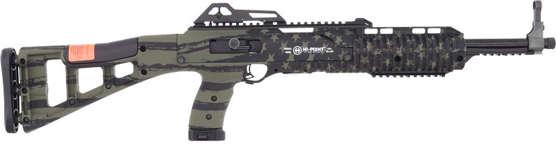 HI-POINT CARBINE 45ACP 17.5" - TB 9RD GRAND UNION FLAG OD GRN
