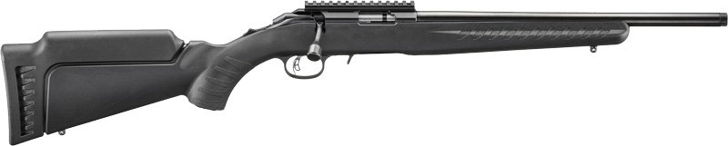 RUGER AMERICAN 17HMR 9-SHOT - 16.1" THREADED MATTE BLACK