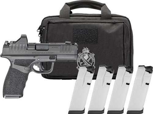 SPRINGFIELD HELLCAT PRO COMP - 9MM 3.8" 15/17RD 4 MAG GEARPAC