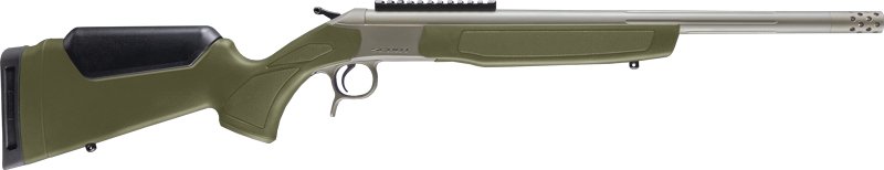 CVA SCOUT TD V3 350 LEGEND 20" - STAINLESS/OD GREEN SYNTHETIC<