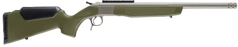 CVA SCOUT TD V3 400 LEGEND 20" - STAINLESS/OD GREEN SYNTHETIC<