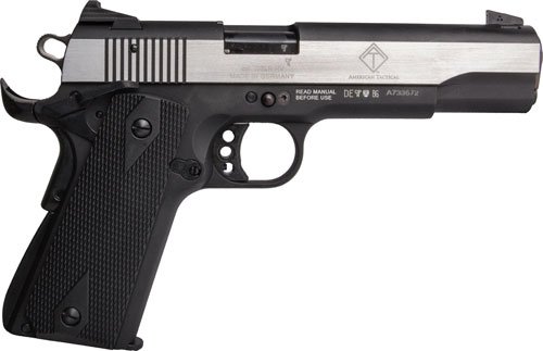GERMAN SPORT 1911 22LR 5" - POLISHED SLIDE/BLK GRIP 10RD