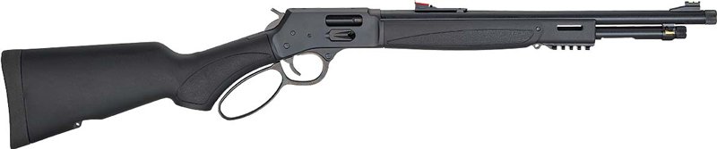 HENRY H12 X MODEL LEVER 357/38 - 17.4" TB BLUED BLACK SYN.