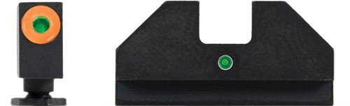 XS F8 NGT SGT SET FOR GLOCK 43 - W/ FRNT ORG DOT/REAR NOTCH