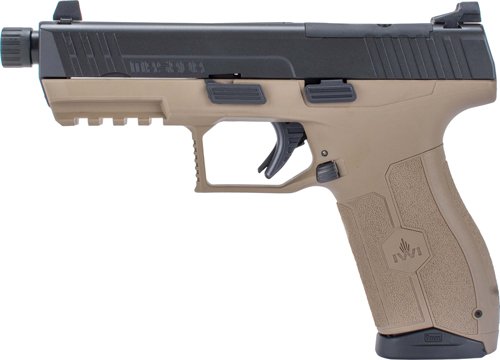 IWI MASADA 9MM 4.6" THREADED - BBL 3-DOT ORP 2-10RD MAG FDE