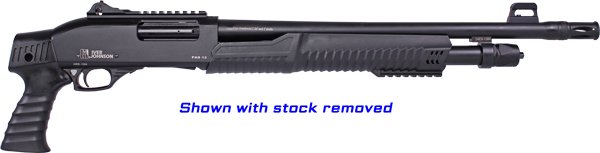 IVER JOHNSON PUMP 12GA 3" 18" - CYL BLUED QD PISTOL GRIP STOCK