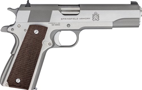 SPRINGFIELD 1911 DEFENDER MIL - SPEC 45ACP 5" 7RD STAINLESS