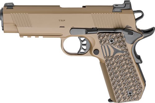 SPRINGFIELD 1911 TRP 45ACP - 4.25" 7RD COYOTE W/CARRY CUT