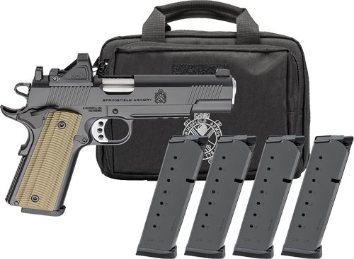 SPRINGFIELD 1911 OPERATOR AOS - 9MM 5" 9RD 4 MAGS GEAR PAC