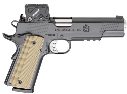 SPRINGFIELD 1911 OPERATOR AOS - 45ACP 5" 8RD BLACK W/COA OPTIC