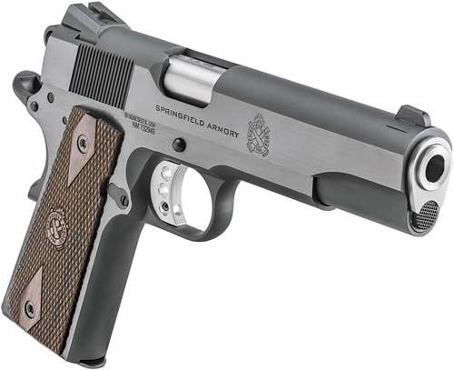 SPRINGFIELD 1911 GARRISON - 9MM 5" 9RD BLUED WALNUT