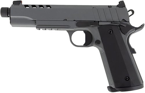 TISAS 1911 SF9 NIGHT STALKER - 9MM 5" THREADED 2-9RD GREY - Image 2