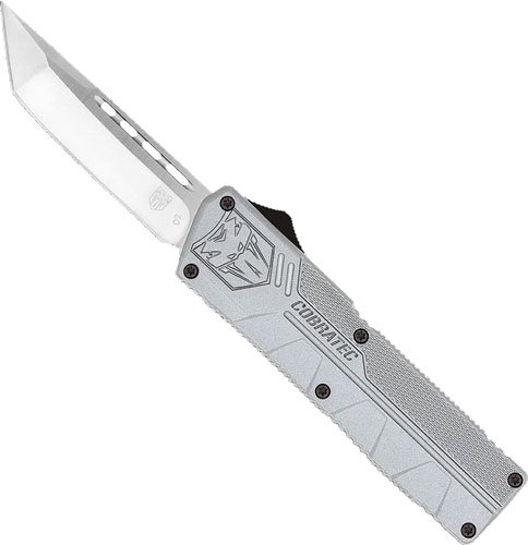 COBRATEC LIGHTWEIGHT OTF - GREY 3.25" TANTO