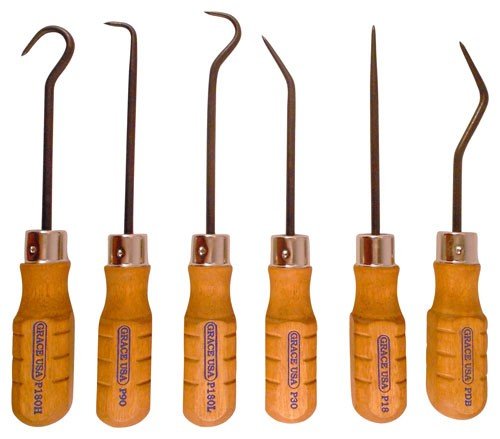 GRACE USA HOOK & PICK SET - SET OF 6 STEEL