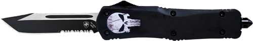 TEMPLAR KNIFE LARGE OTF FALLEN - 3.5" BLACK TANTO SERRATED
