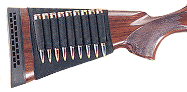 MICHAELS RIFLE BUTTSTOCK - CARTRIDGE CARRIER 9-LOOP BLK