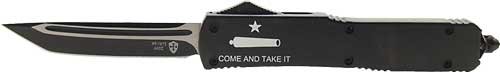 TEMPLAR KNIFE SLIM OTF COME - AND TAKE IT 3.1" BLACK TANTO