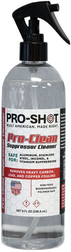 PRO SHOT PRO-CLEAN SUPPRESSOR - CLEANER 16OZ SPRAY BOTTLE