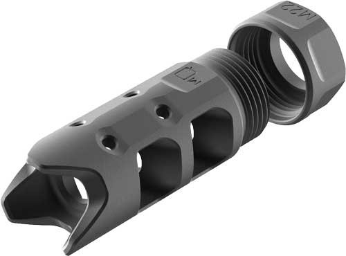 AUDERE QUARTER STROKE MUZZLE - BRAKE 30 CAL 5/8"-24 BLACK