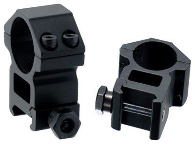 UTG RINGS 30MM HIGH PROFILE - MATTE BLACK PICATINNY/WEAVER
