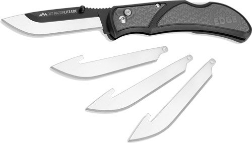 OUTDOOR EDGE 3" RAZOR LITE - EDC FOLDER GRAY W/4 BLADES