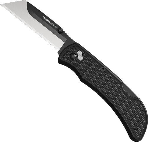 OUTDOOR EDGE RAZOR-WORK 2.5" - BLACK W/2 UTILITY BLADES