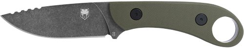 COBRATEC D2 SKINNER 3.75" FULL - TANG OD GREEN G10 W/SHEATH