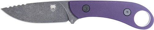 COBRATEC D2 SKINNER 3.75" FULL - TANG PURPLE G10 W/KYDEX SHEAT