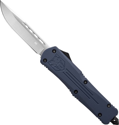 COBRATEC SMALL FS3 OTF NYPD - BLUE 3" D2 DROP POINT